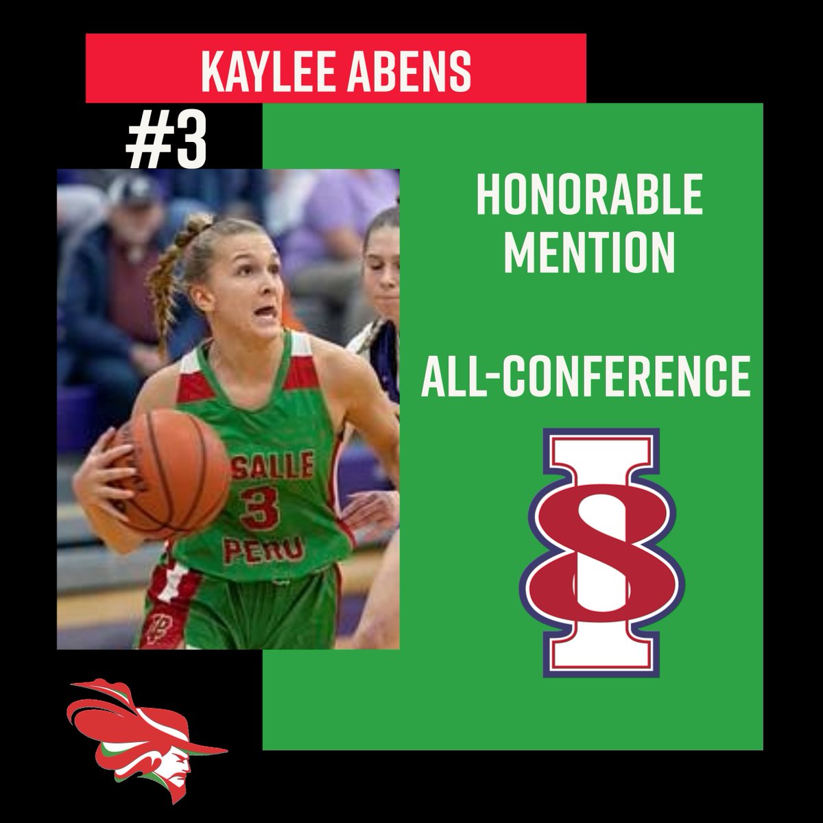 Congrats to Addie Duttlinger &amp; Kaylee Abens on making the Interstate 8 All-Conference First Team &amp; Honorable Mention! #WeAreLP #GoLadyCavs