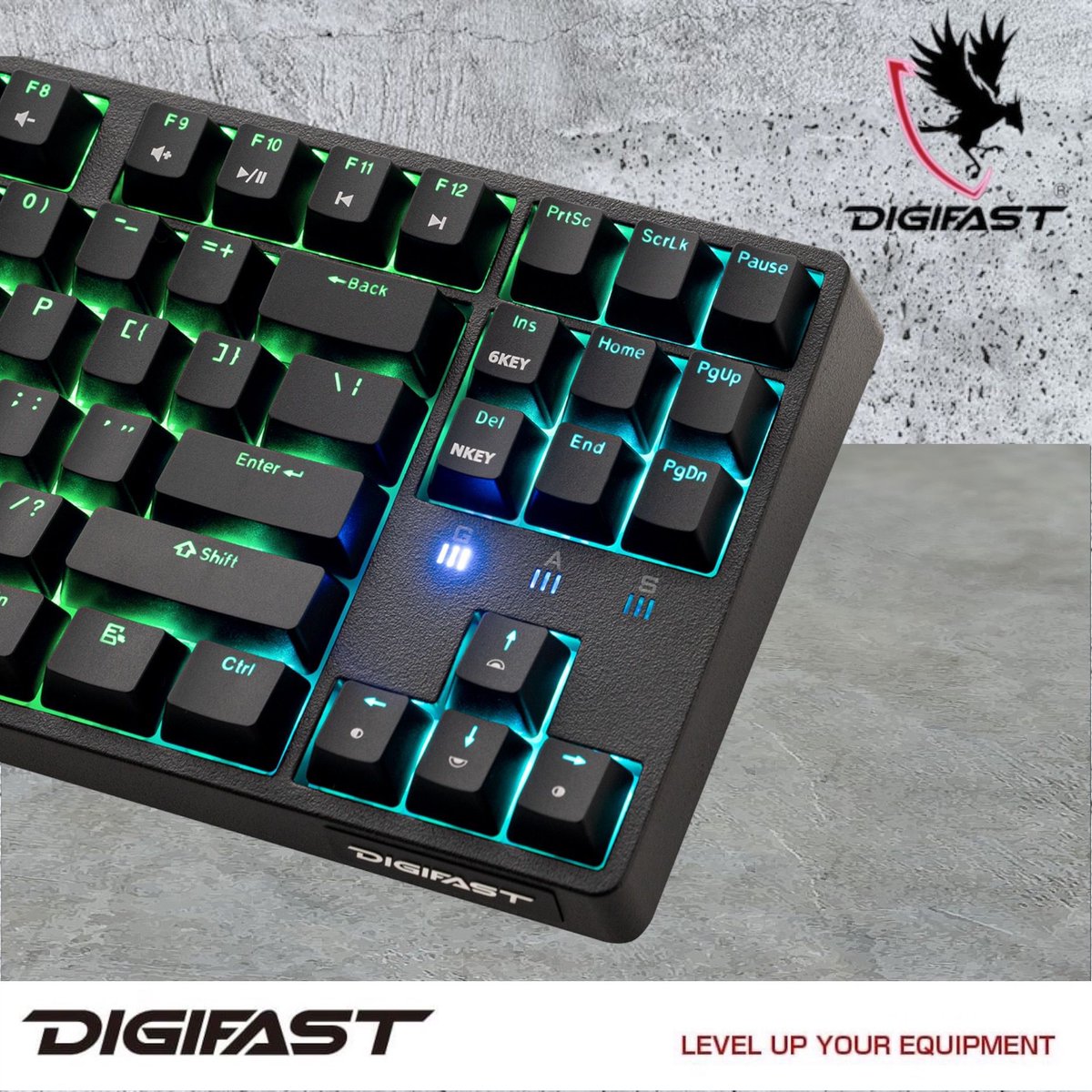 DigifastUSA's tweet photo. Save desk space with our Chronus Series CS-21 Tenkeyless Keyboard! ⌨️ 
https://t.co/UwMcEyRzjB 
#digifast #digifastusa #gaming #gaminglife #gamingsetup #gamingpc #gamingposts #gamingroom #gamingislife #gamingsetups #gamingrig #gaminggear #gamingstation  #gamingkeyboard https://t.co/FaEmVOjjwt