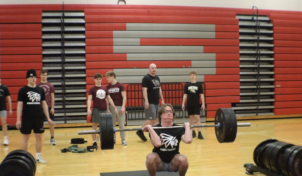 Mandan Weightroom tweet media