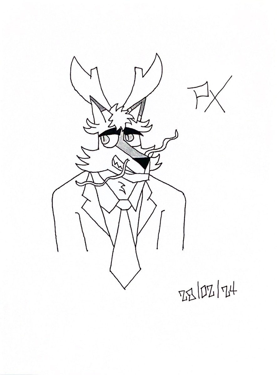 After 3 years without any drawing, i finally upload this year the first official drawing, possibly there will be more doodles in the future.

#FurryArt