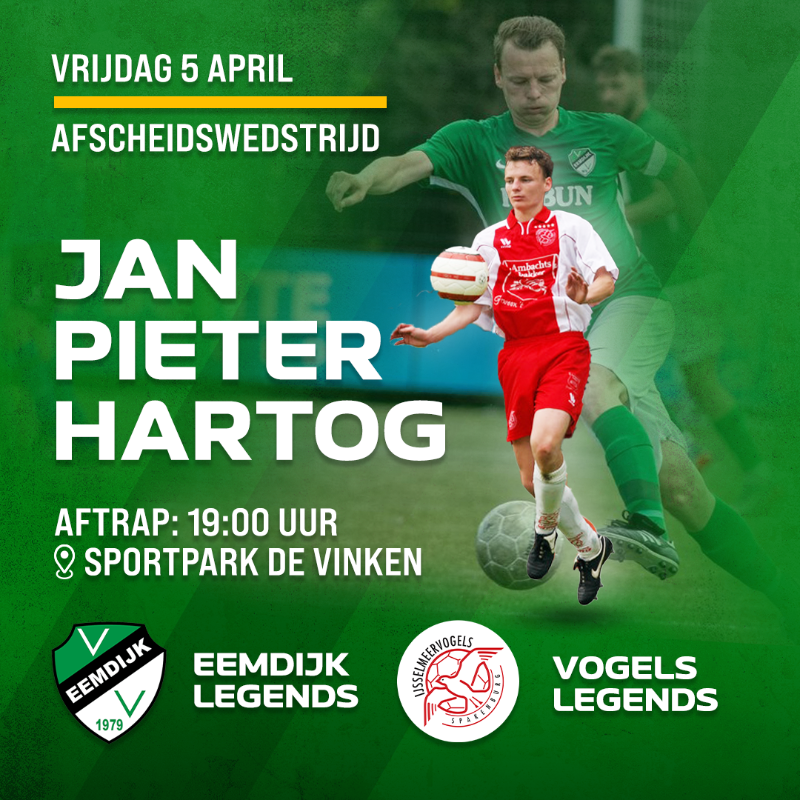 VVEemdijk's tweet photo. AGENDA 📅 | Een legendarisch weekend in april is coming! 💚🤍