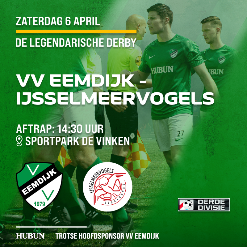 VVEemdijk's tweet photo. AGENDA 📅 | Een legendarisch weekend in april is coming! 💚🤍