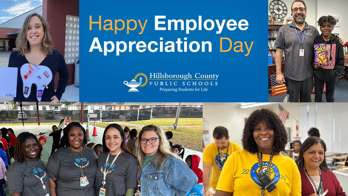 Happy National Employee Appreciation Day! We want to express our sincere gratitude to all our hardworking employees who make our schools thrive. 👏