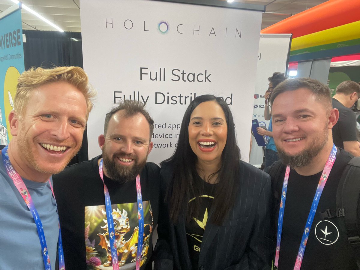 So much amazing energy and support at #ethdenver. People are excited and buoyant - yes the markets are up but the discussions are all on real world solutions. Great to meet the Glow and <a href="/flowcarbon/">itsVince</a> teams. <a href="/ioen_tech/">IOEN Tech</a>