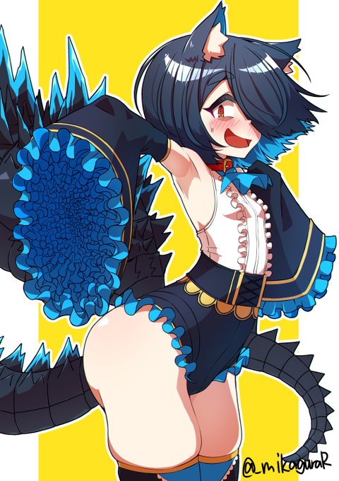 Skeb依頼が続いていたので息抜きにミカグラちゃん 