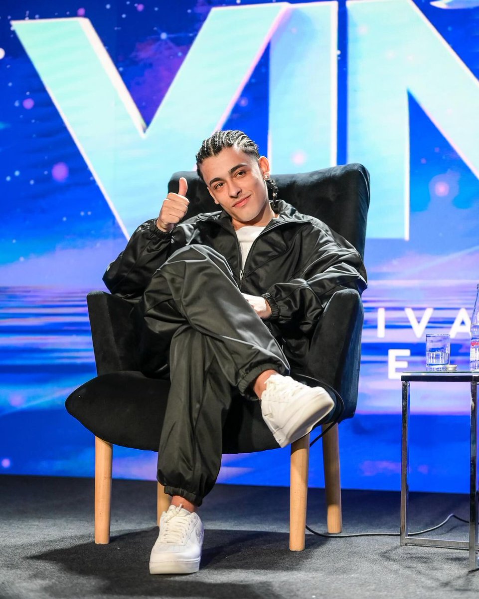 Trueno, esta tarde, en la conferencia de prensa de Viña del Mar. 🇨🇱