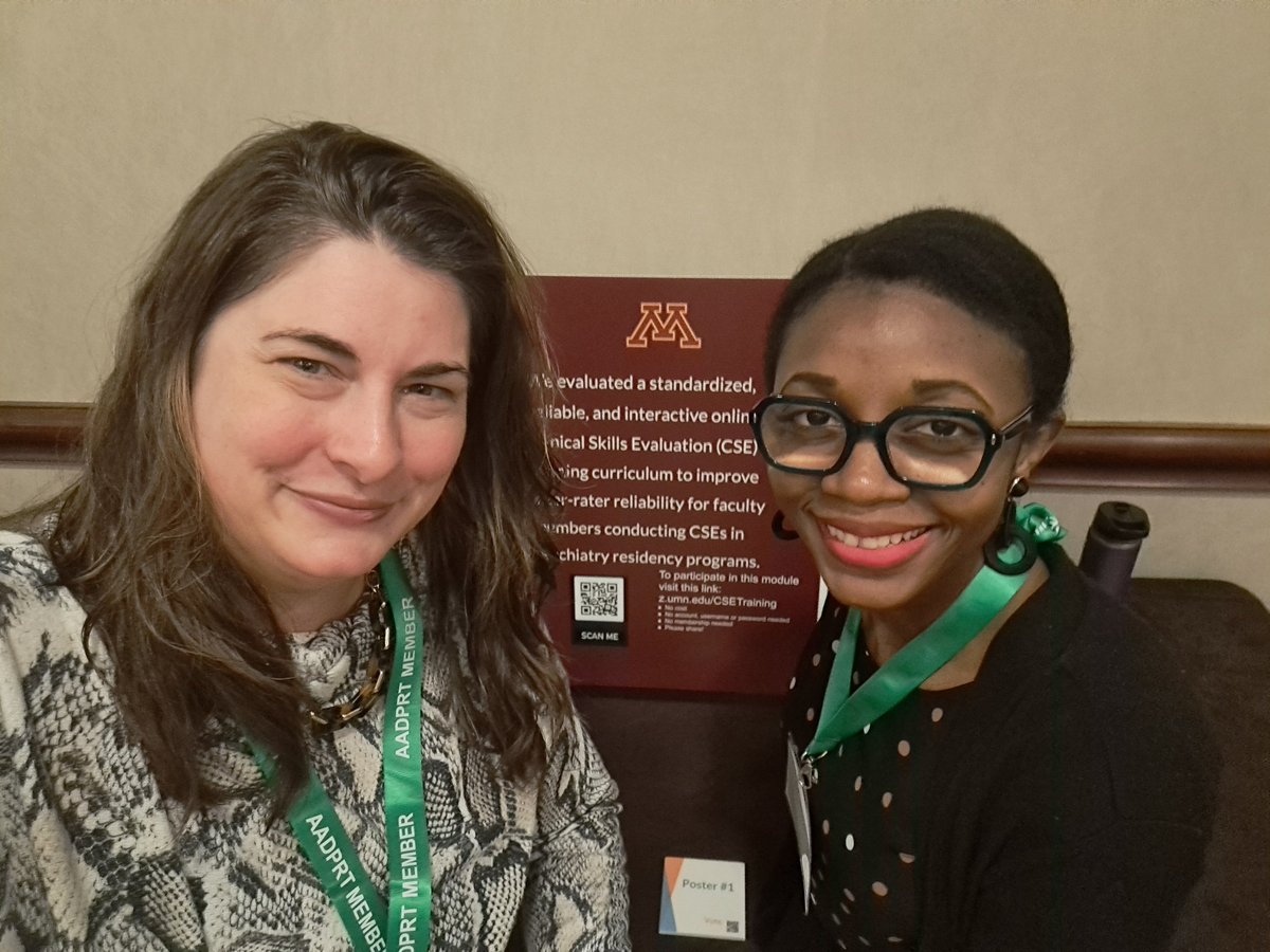With Dr. Odebunmi <a href="/Tolu_OdeB/">Tolu Odebunmi MD,MPH</a> at #AADPRT2024 showcasing our research. 💫💫💫