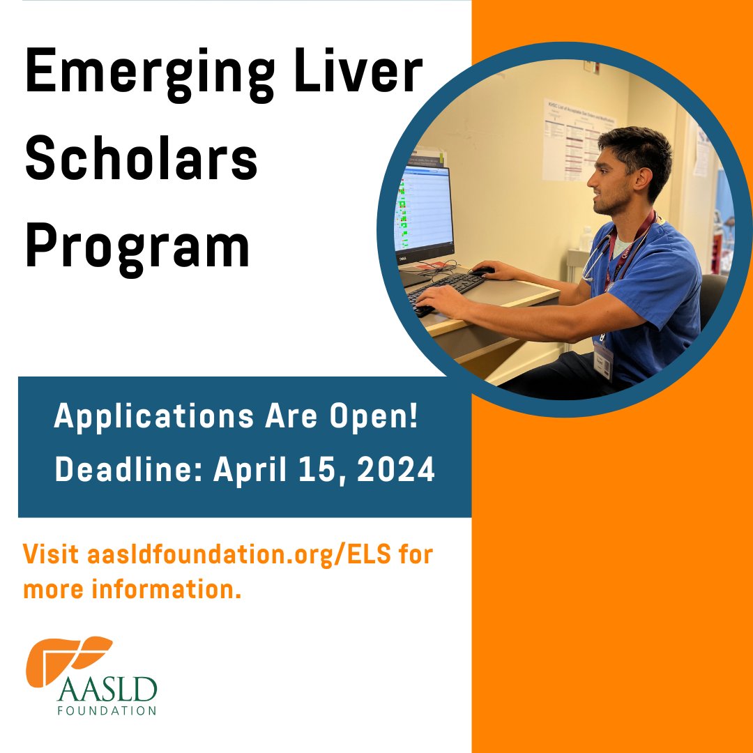 The ELS Program provides medical residents the opportunity to explore #hepatology as a career by offering educational and professional development, learning from leading hepatologists around the world, and much more! Be part of the next ELS class: aasldfoundation.org/awards-program…