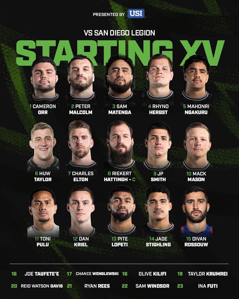 Seattle Seawolves Rugby (@seawolvesrugby) on Twitter photo Match 1️⃣: Say hello to your <a href="/USIIns/">USI Insurance Services</a> Seattle Seawolves Starting XV and Reserves lineup!
Our first home match of the season, to go against @sdlegion
<a href="/usmlr/">Major League Rugby</a> | #TogetherWeHunt #MLR2024 #SEAvsSD #seattlesports #rugby #sandiego #seattleevents Match 1️⃣: Say hello to your <a href="/USIIns/">USI Insurance Services</a> Seattle Seawolves Starting XV and Reserves lineup!
Our first home match of the season, to go against @sdlegion
<a href="/usmlr/">Major League Rugby</a> | #TogetherWeHunt #MLR2024 #SEAvsSD #seattlesports #rugby #sandiego #seattleevents