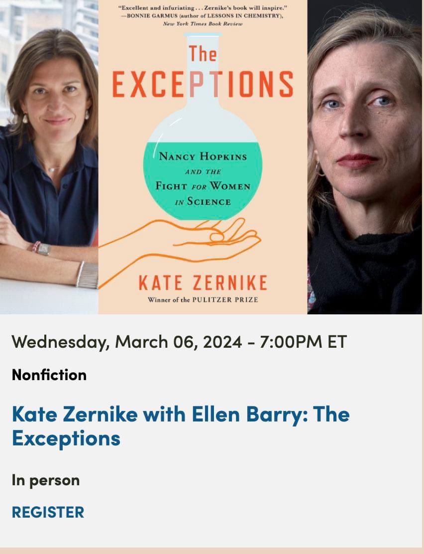 Nasty women! Join me and Kate at Brookline Booksmith on Wednesday, to talk about the infuriating, inspiring story of The Exceptions.