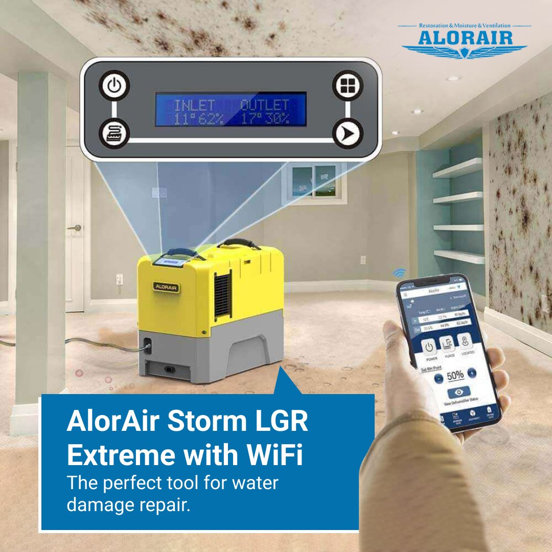 Experience superior restoration with AlorAir's LGR Extreme with WiFi. Our Smart App Control lets you manage it from anywhere. Learn more:

bit.ly/3T2Yk9k

#AlorAir #LGRExtreme #Dehumidifier #Restoration #SmartAppControl
