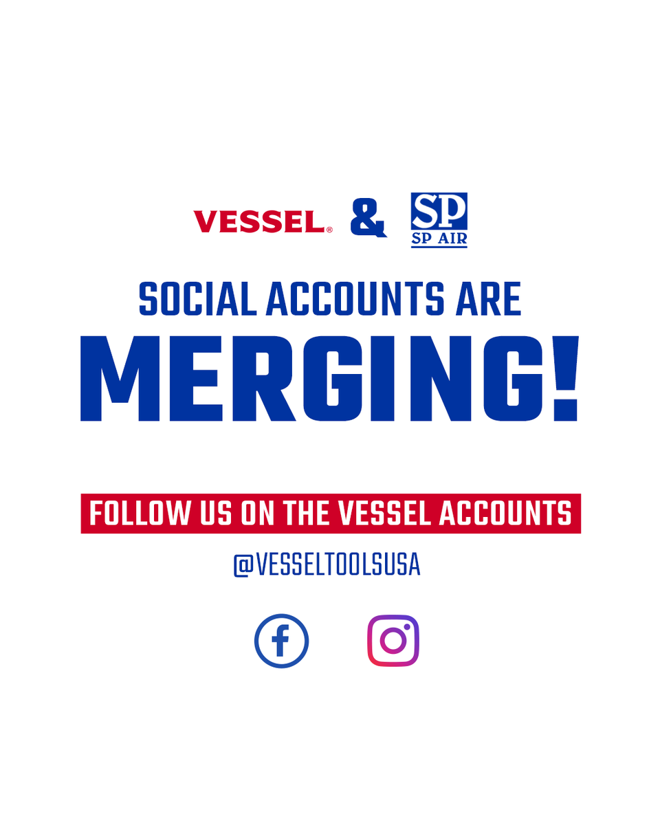 🌟 COMPANY UPDATE! 🌟 

SP Air is now part of the VESSEL family! Follow us on our VESSEL pages for exciting updates and quality tools. SP AIR Corporation merged with VESSEL in 2020. Both brands now belong to VESSEL. 

Visit the #VesselToolsUSAInc website: bit.ly/3OQgERU