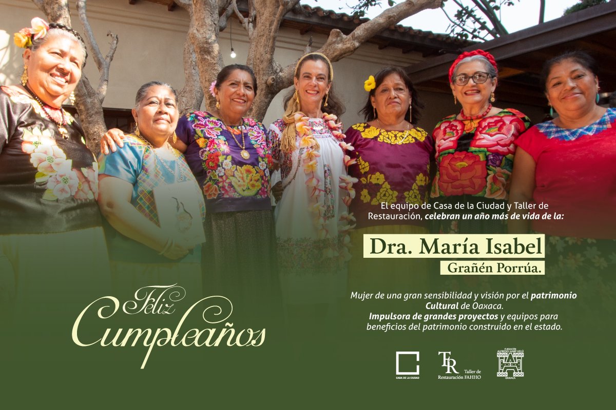 ¡Un abrazo afectuoso del equipo de CDLC y el <a href="/t_restauracion/">Taller de Restauración FAHHO</a>! Dra. <a href="/isabelgporrua/">ISABEL GRAÑEN PORRUA</a>