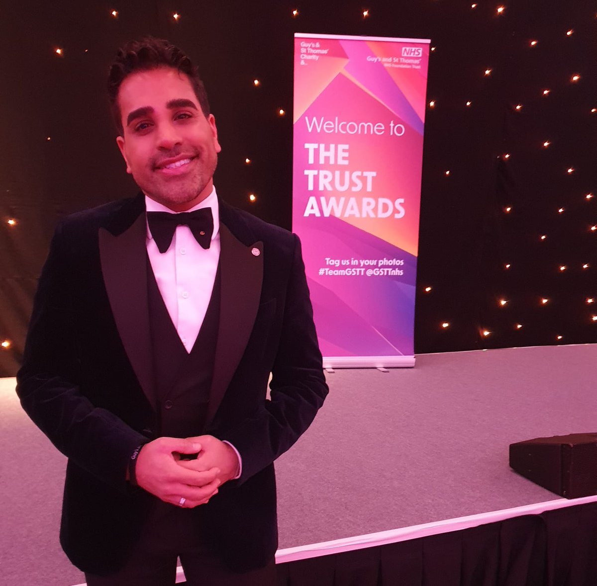 We are very excited to announce that our very own children’s emergency department consultant and celebrity TV doctor, Ranj Singh, is hosting the prestigious Trust Awards tonight. Dressed to impress as always Dr Ranj! #TeamGSTT