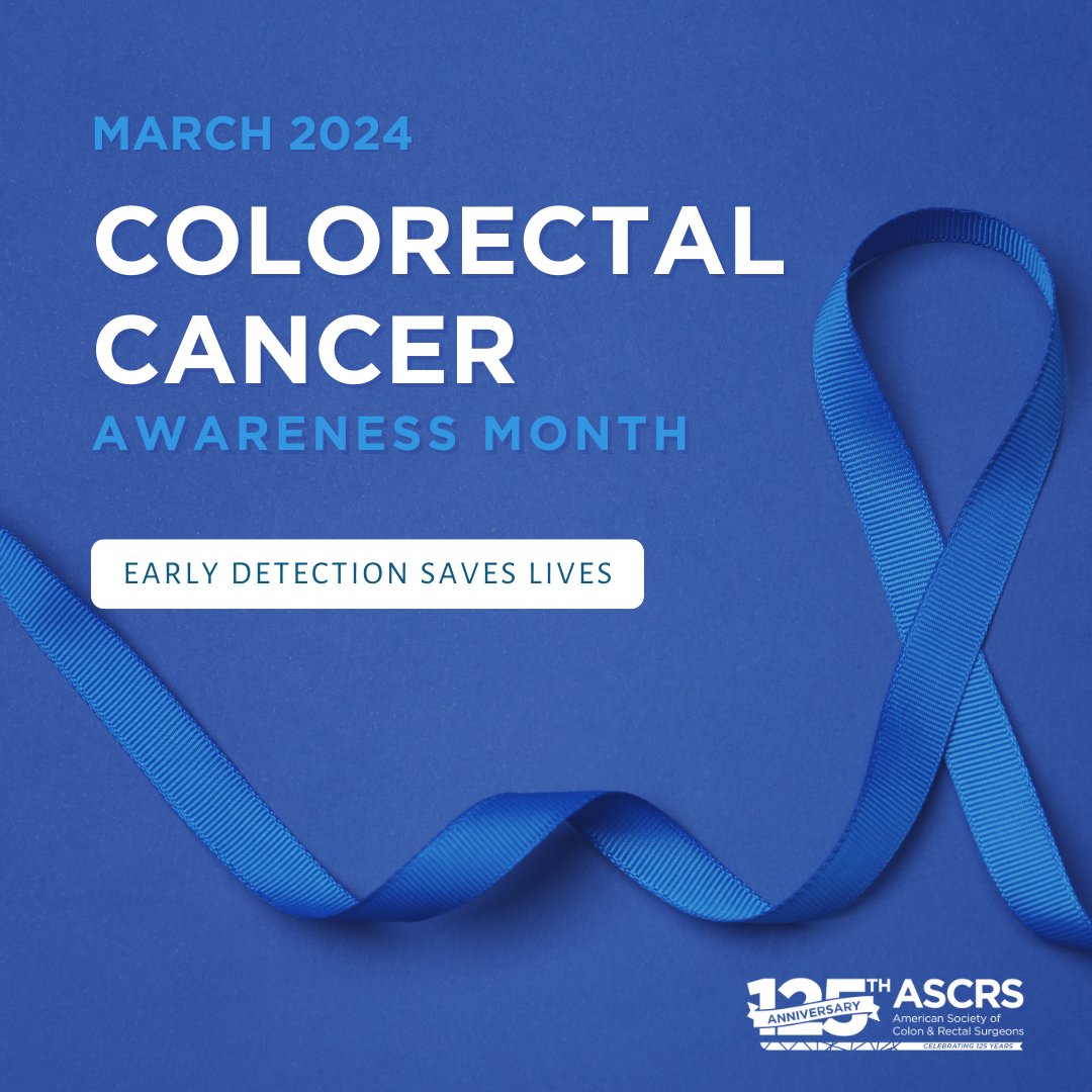 Today marks the start of #ColorectalCancerAwarenessMonth 💙 Early detection is key to treating CRC. If you're 45 or older, it's important to get screened and encourage your family and friends to do the same!