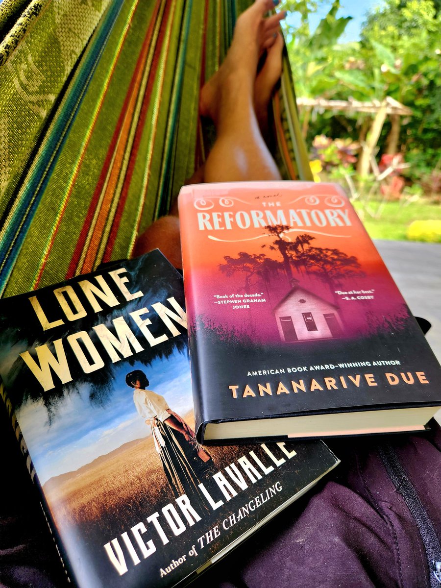 Novels of the year (2023): THE REFORMATORY by @TananariveDue & LONE WOMEN by @victorlavalle.