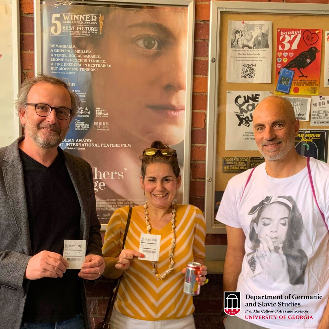 GSS co-hosted a screening and panel for 2022 Max Kade Artist-in-Residence Ilker Çatak's Oscar-nominated film "The Teacher's Lounge" at Ciné. Thank you to our panelists and to <a href="/AthensCine/">Athens Ciné</a> ! Tune into the 2024 Oscars to cheer on our Max Kade Residence alum 🥳