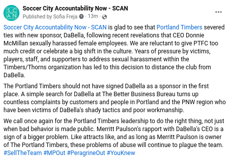 Soccer City Accountability Now - SCAN tweet media