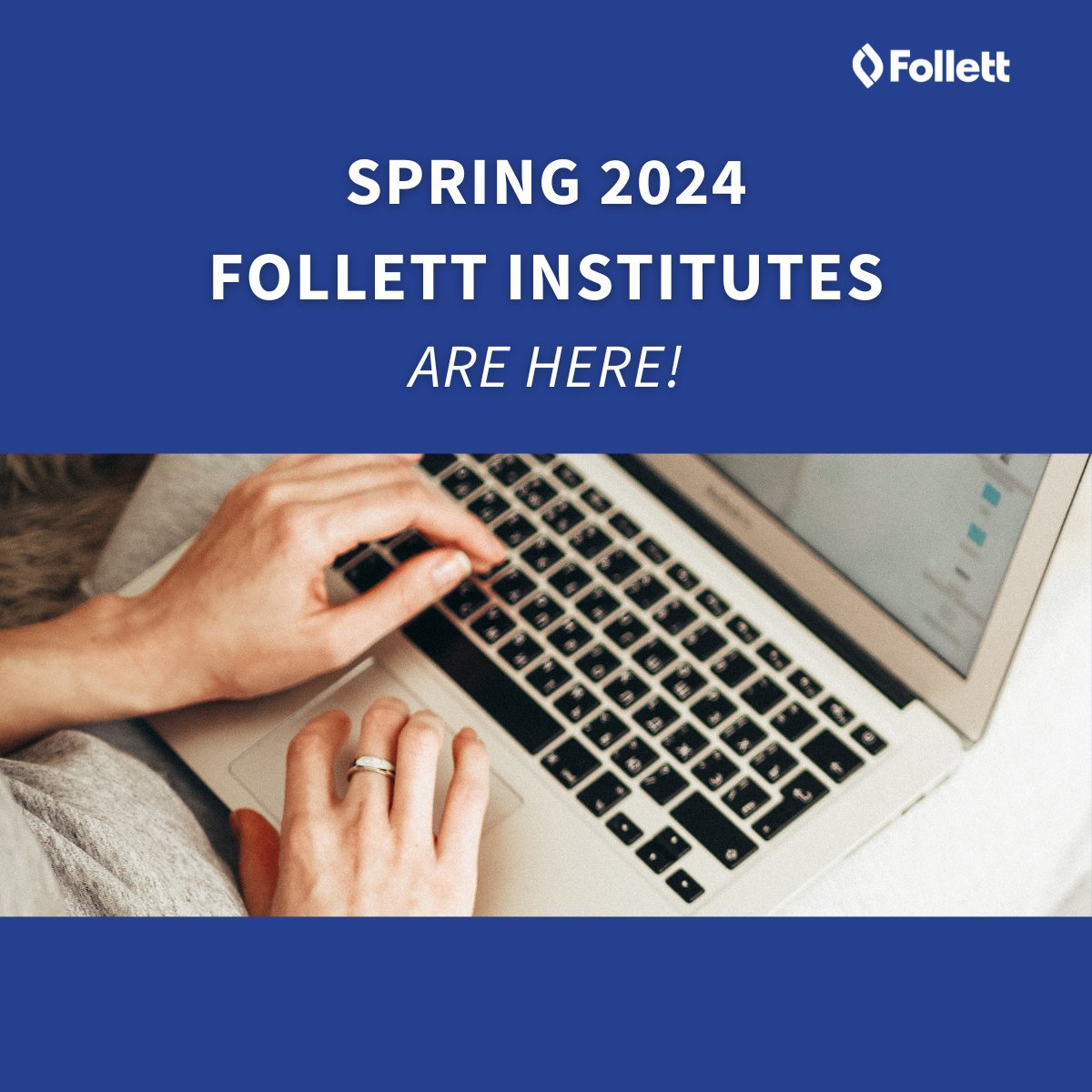 Join our interactive virtual #Training and unlock the full potential of #FollettDestiny with our Follett Institutes: a unique webinar workshop experience.  Attend live training in 3 topic-related workshops based on the Institute you choose. Sign up now: bit.ly/3TsRYSt