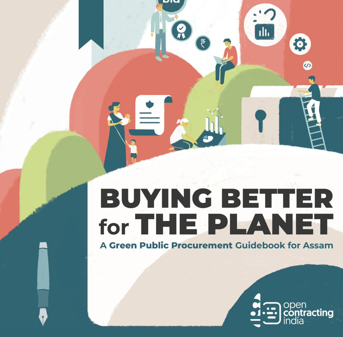 This week, our partners at @CivicDataLab published their new green procurement guidebook “Buying Better for the Planet,” based on their work in Assam, India Check it out here drive.google.com/file/d/1mSFCEn…. We look forward to its adoption in other states in India & beyond! #GPP
