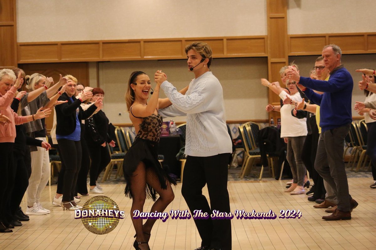 Superb Cha Cha lessons with the uber-talented @kuzmin__nikita & Jowita Przystal – we look forward to practicing those moves tonight @altontowers 🎶 donaheys.co.uk/alton