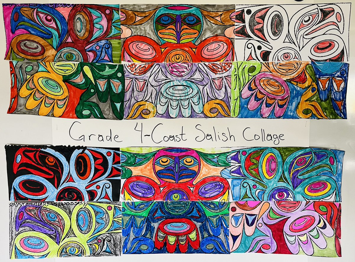 Some more wonderful Coast Salish learning and art. #abbyschools <a href="/AbbotsfordSD/">Abbotsford Schools</a>