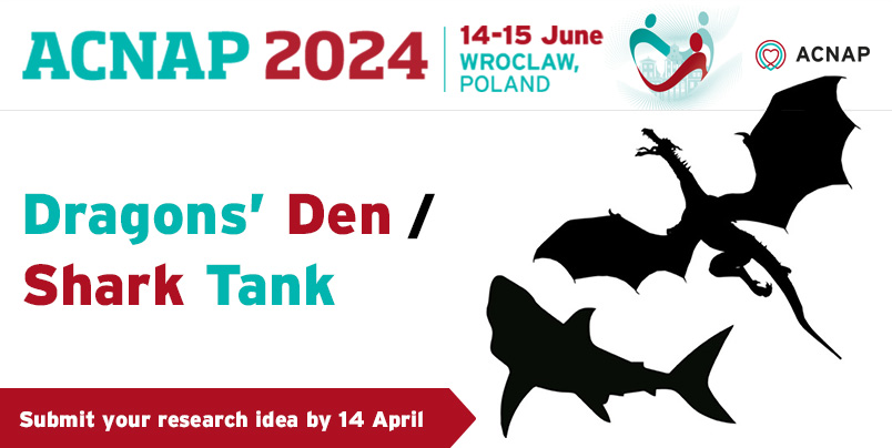 Dragon’s den/shark tank: 
Early career research pitches at #ACNAP2024

Pitch your research ideas to a panel of 'Dragons/Sharks’, with the goal of being able to discuss and gain advice on your idea with experts.

Deadline for applications: 14 April 2024
escardio.org/Sub-specialty-…