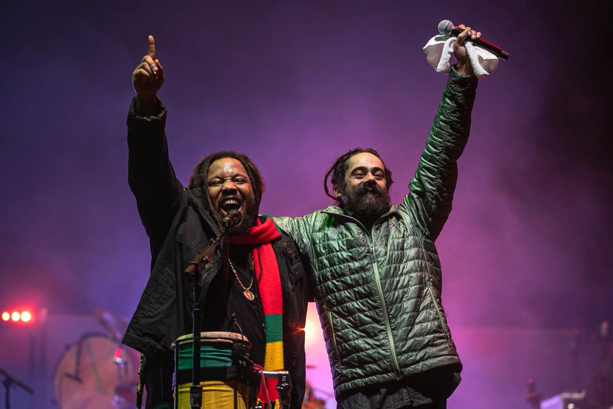 Stephen and Damian Marley have always been close, but they’ve never done a co-headline tour like this spring’s Traffic Jam tour. The Marley brothers take us backstage and tell us what it means to perform together and uphold their family’s legacy: rollingstone.com/music/music-fe…