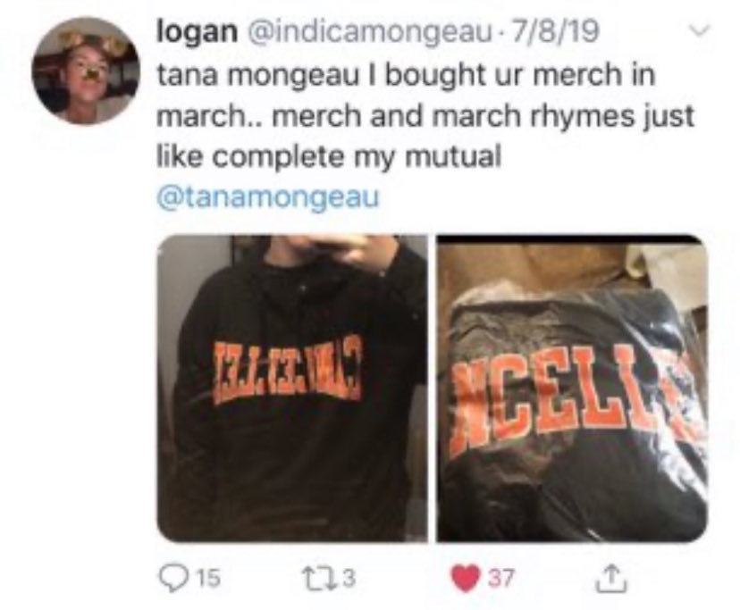 sunburnrain's tweet photo. happy march @loganwatsun @tanamongeau https://t.co/o1tmtCsFpM