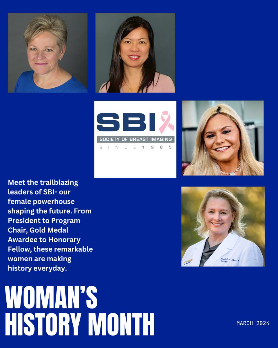 Marching into Women's History Month-meet the trailblazing leaders of the SBI–our female powerhouses shaping the future. From President to Program Chair, Gold Medal Awardee to Honorary Fellow, these remarkable women are making history every day. 💪🌟 #SBILeader #WomensHistoryMonth