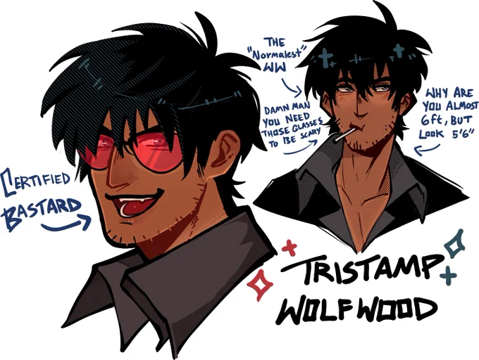 I'm gonna be real with y'all, I still don't know how to draw tristamp ww different. I just rely on the vibe alone with him. #trigun 