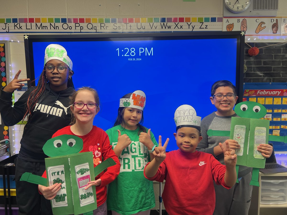 We were leaping for joy on February 29th!