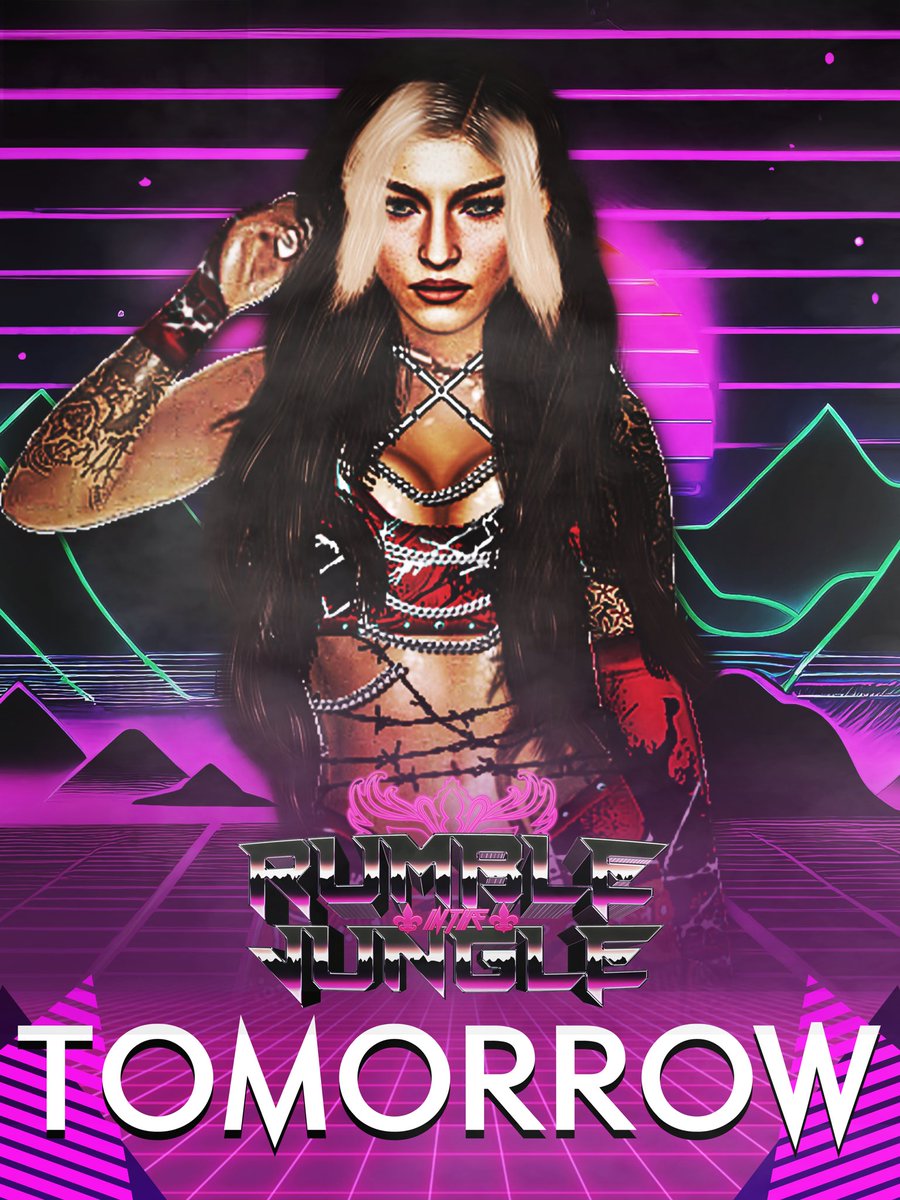 I don’t care who gets in my way because tomorrow I will punch my ticket to Wrestlecade the best way that I know how. By winning the rumble and challenging a champion of my choosing😏🦖#RumbleInTheJungle

🗓️TOMORROW 
🕐6pm EST/11pm UK
▶️Twitch.TV/CodeLions