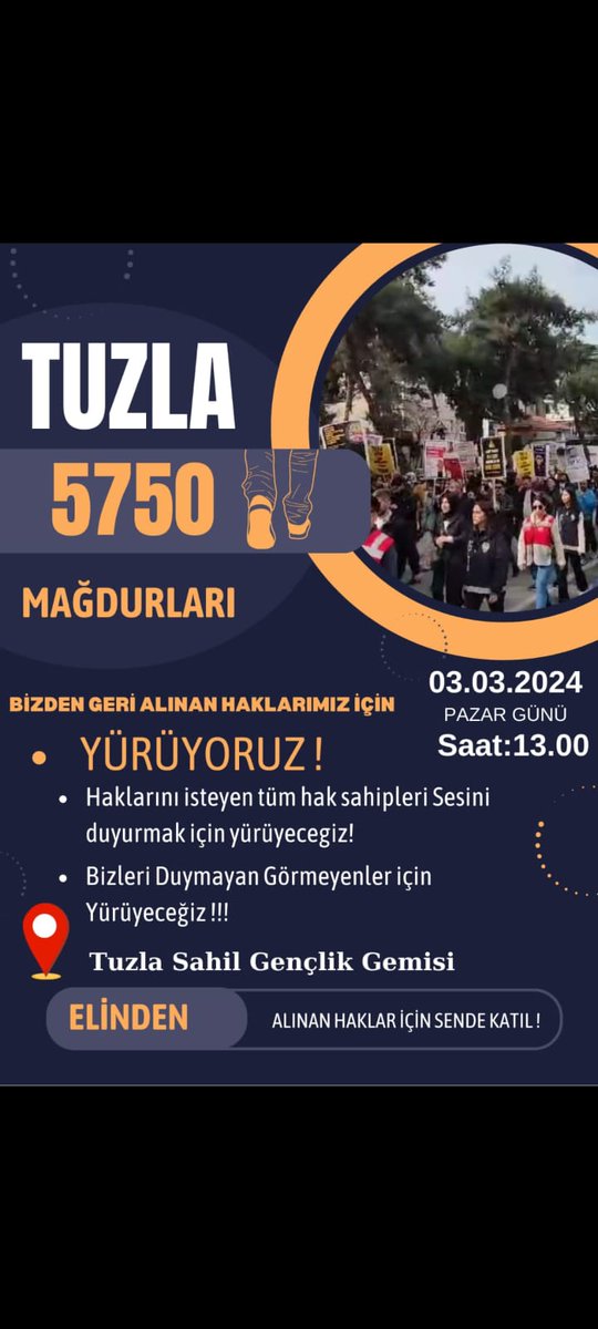 !! TUZLA 5750 TOKİ MAĞDURU BULUŞUYOR !!
<a href="/RTErdogan/">Recep Tayyip Erdoğan</a> <a href="/mehmetozhaseki/">Mehmet Özhaseki</a> <a href="/Toki_Kurumsal/">TOKİ</a> <a href="/murat_kurum/">Murat KURUM</a> <a href="/csbgovtr/">T.C. Çevre, Şehircilik ve İklim Dğş. Bakanlığı</a> #tokimağdurları #Toki100BinSosyalKonut #tuzla5750magdurları #Tuzla100BinSosyalKonut #toki  #31MarttaCumhuraOyYok #SonDakika