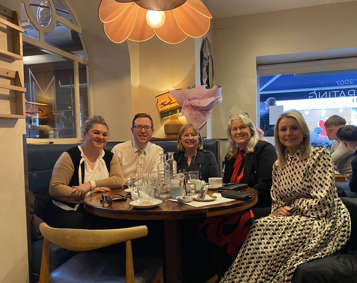 The perfect lunch date today for a very special friend & industry colleague! So lovely to join @kyliebasnett Mary & Danielle to wish the wonderful @PaulaCoganCork best wishes before her move to Paris! #bonnechancepaula
