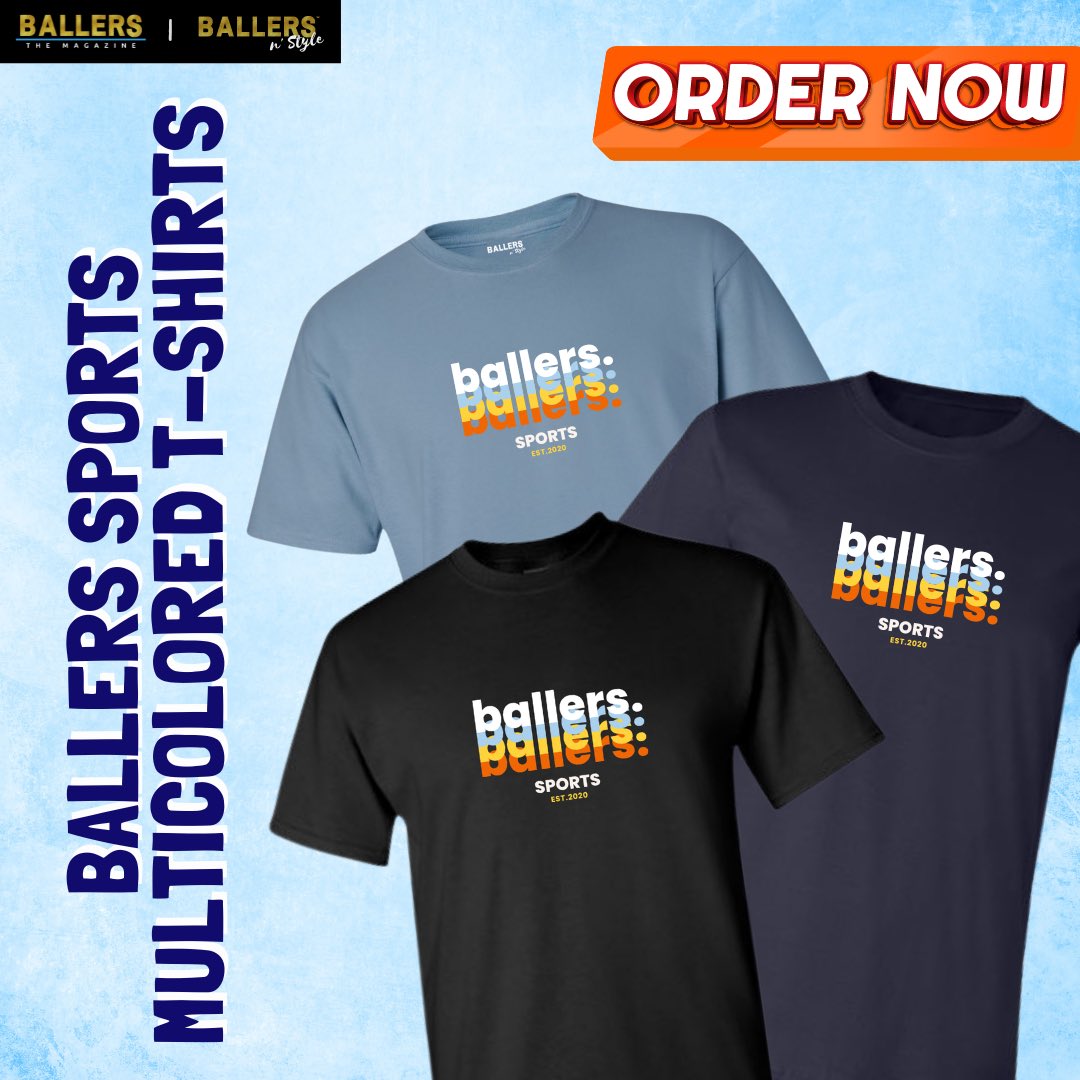 Obsessed with these threads 🤩🧵🔥 

Don’t miss your chance to shop our “Ballers Sports Multicolored” tees! 

Order yours here: theballersmagazine.com/shop

#BallersNStyle | #TheBallersMagazine