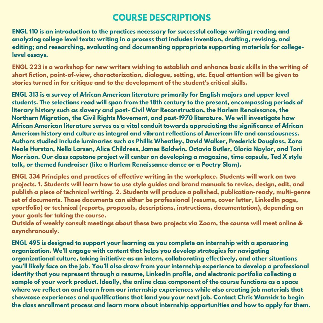 CofC English Dept (@englishcofc) on Twitter photo 