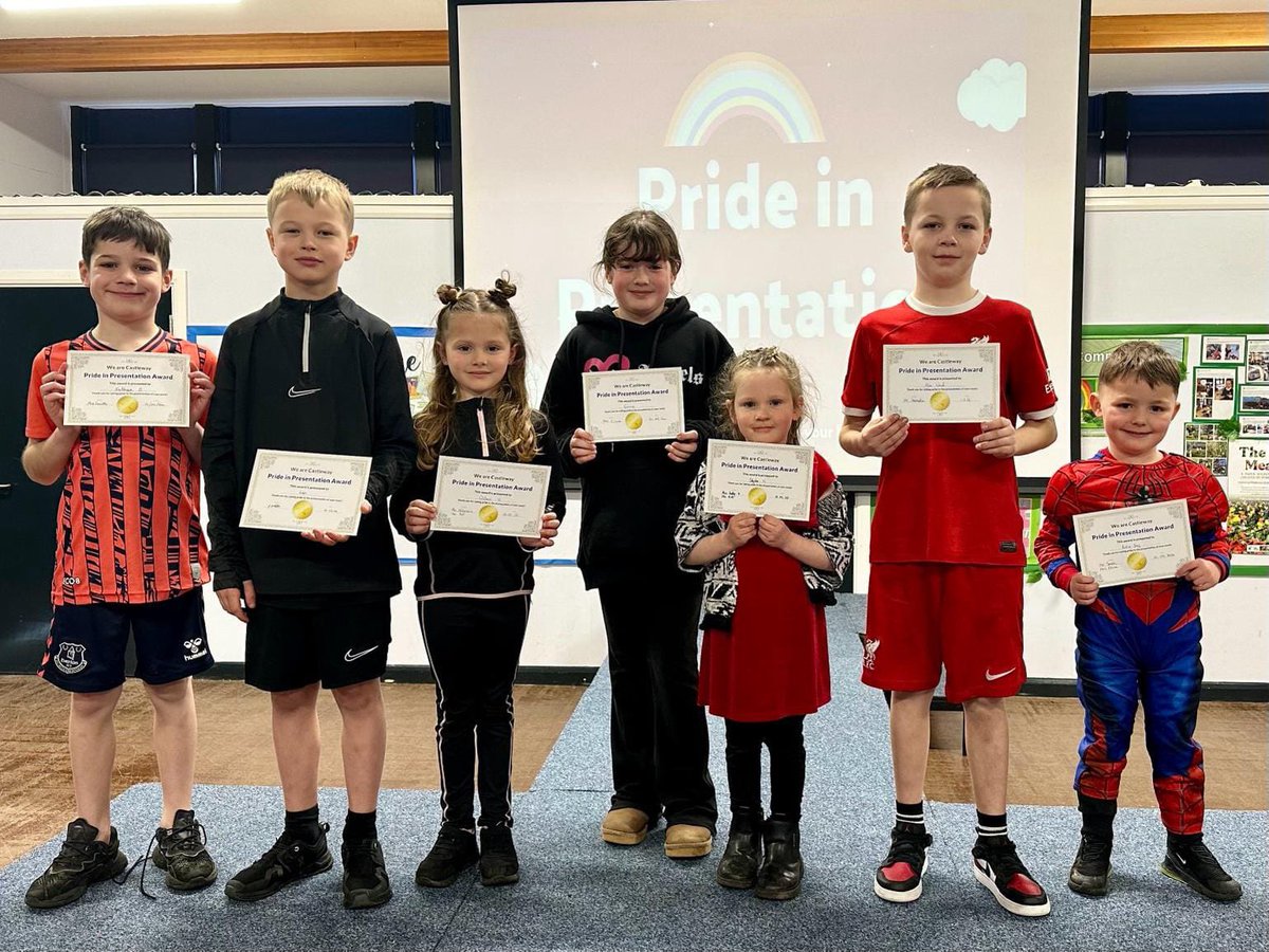 WeAreCastleway's tweet photo. These wonderful children have wasted no time and begun this half-term by taking #PrideInPresentation and putting lots of effort into their work this week. Well done! #WeTakePrideInOurPresentation #WeAreCastleway https://t.co/a9BkNlusFD