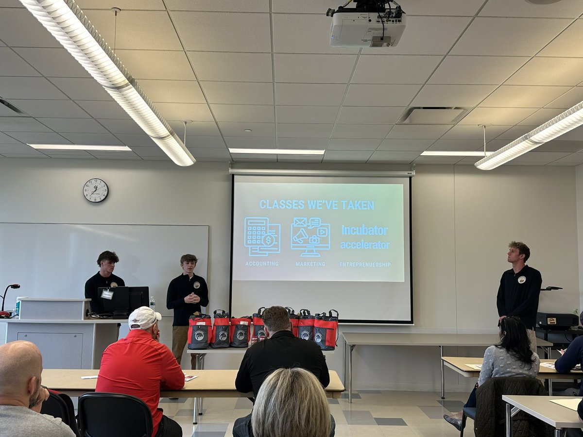 Brad Neubauer (@neubauernchs) on Twitter photo Couldn’t be prouder of this group of young #entrepreneurs who spoke at our County Wide Institute today at <a href="/CollegeDuPage/">College Of DuPage</a>.
They spoke about their journey through the <a href="/incubatoredu/">INCubatoredu (from Uncharted Learning, NFP)</a> & ACCELeratoredu course and did an amazing job! Couldn’t be prouder of this group of young #entrepreneurs who spoke at our County Wide Institute today at <a href="/CollegeDuPage/">College Of DuPage</a>.
They spoke about their journey through the <a href="/incubatoredu/">INCubatoredu (from Uncharted Learning, NFP)</a> & ACCELeratoredu course and did an amazing job!