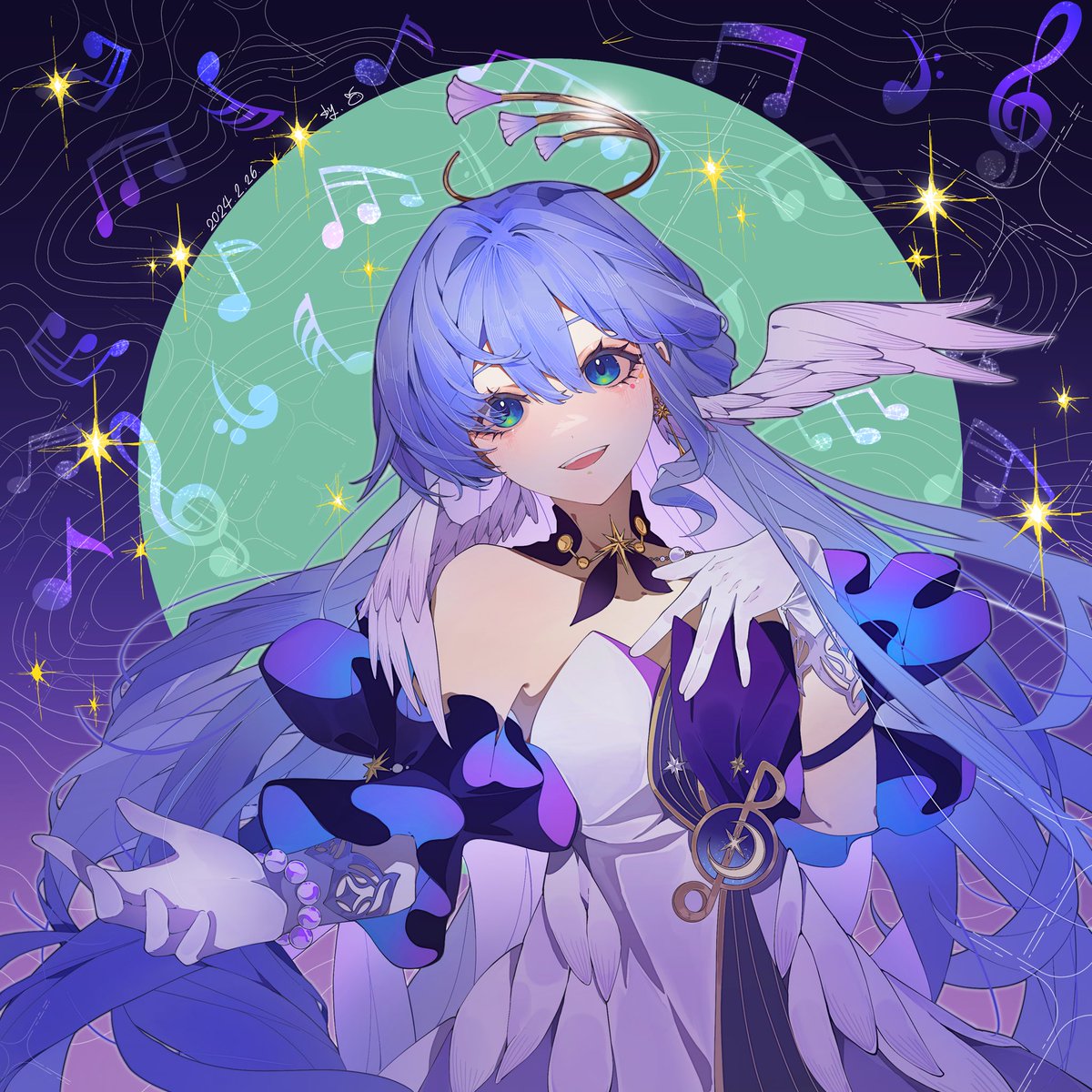 #HonkaiStarRail   #RobinHsr #知更鸟

我是你的粉丝啊！！知更鸟小姐🥹🥹🥹