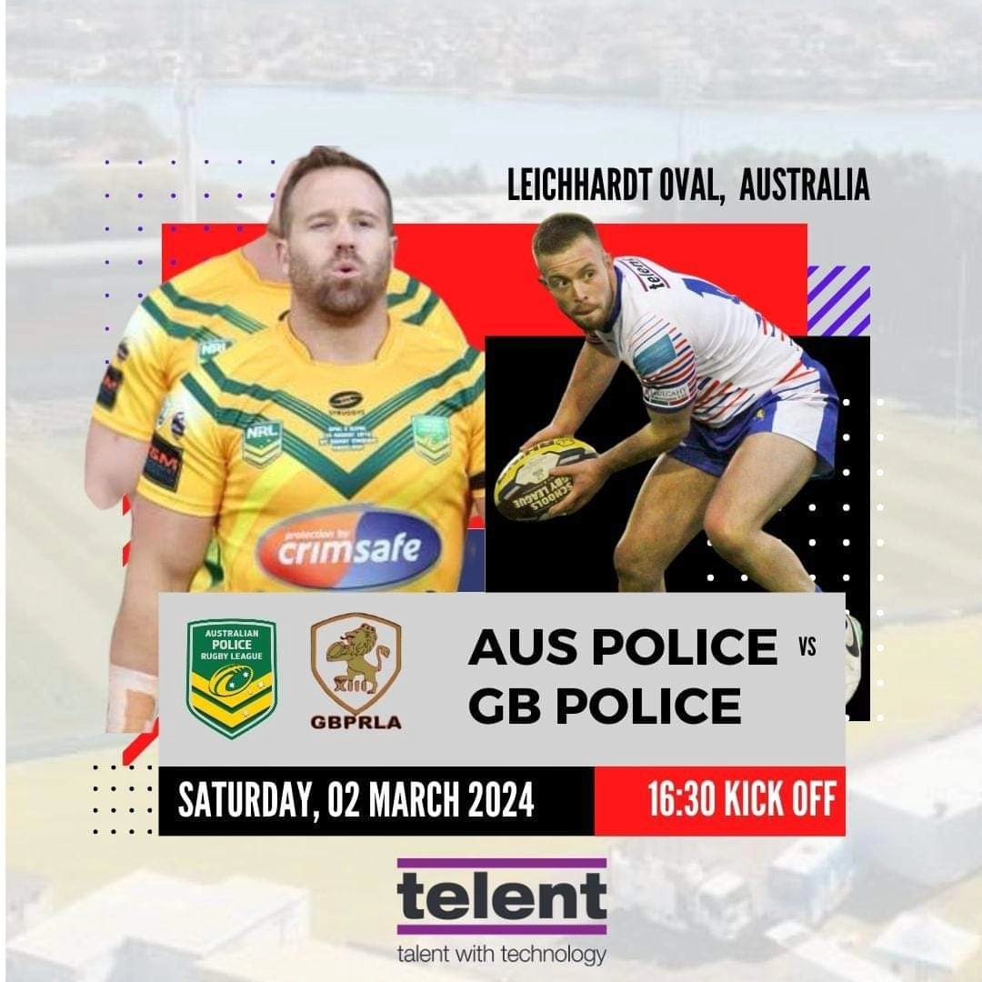 Game day for the @gbpolicerl boys over in Sydney 🇬🇧🚔🏉
Best of luck guys we'll be supporting back home 🤜🤛