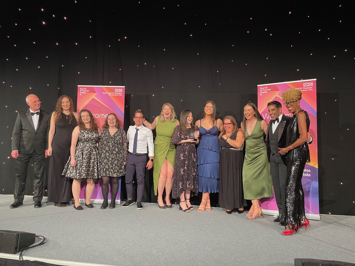 This year’s winners of our ‘Put patients first’ team award are our wonderful cancer occupational therapy team and Hedley Atkins unit nursing team for launching their innovative mindful activity sessions to improve cognitive stimulation and patient welfare. #TeamGSTT