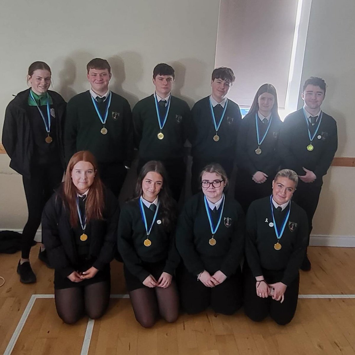 Congratulations to our talented TY students who completed their Young Changemakers programme today along with students from @carndonaghcs , @cranacollege and @ScoilMhuireB . Their speeches were fantastic and the students were brilliant ambassadors for MCC. #DonegalETB