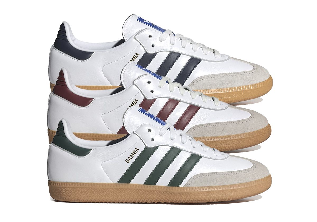 Three clean adidas Samba essentials check in for Spring 2024 Three clean adidas Samba essentials check in for Spring 2024