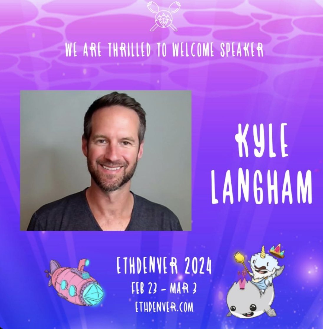 dfinity's tweet image. Calling all  @EthereumDenver attendees!

With #ICP, developers can build dapps that leverage @Bitcoin and @ethereum user communities and liquidity.

Don&apos;t miss @kylelangham speak on 𝗦𝗲𝗮𝗺𝗼𝘂𝗻𝘁 𝗦𝘁𝗮𝗴𝗲 @ 𝟯:𝟯𝟱 𝗽𝗺.