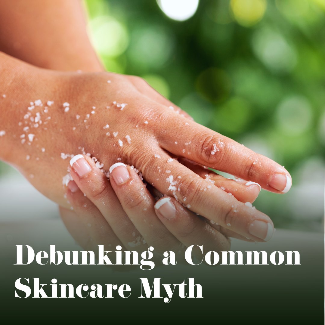 Is #exfoliating bad for your skin? There is a common misconception it is. In reality, it can be your skin's BFF when done 1 to 3 times per week. 💆‍♀️✨ Moderate exfoliation enhances circulation, sweeps away dead skin cells, and paves the way for a fresh start in #skin.
