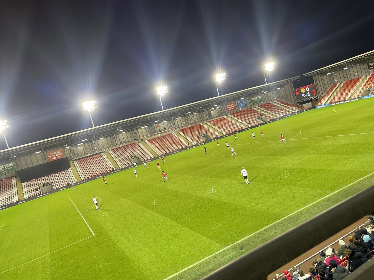 bennymufc's tweet photo. Manchester United 2-4 Derby County at FT: United’s goals scored by Zach Baumann & Ethan Williams #MUFC #MUAcademy #MUNDER #PremierLeague2 #LeighSportsVillage #U21 #ManchesterUnited #ManUtd #Football #LSV #PL2 #UnitedVsDerby #RedArmy 🇾🇪🇾🇪🇾🇪 https://t.co/oVevGW7F8V
