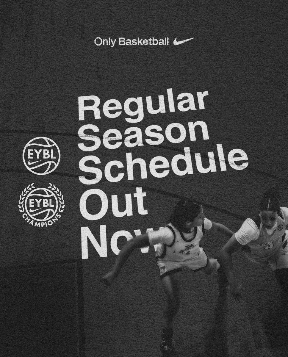 NikeGirlsEYBL's tweet photo. 2024 EYBL &amp; EYCL regular season schedule is live. 

🔗 https://t.co/yFJII0Z84B 

#2024EYBL | #2024EYCL https://t.co/10wqX1E4Vj