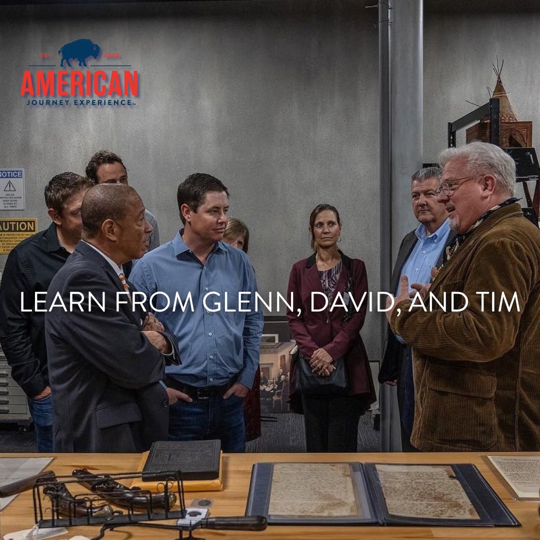 Learn history directly from @glennbeck, David Barton, and Tim Barton. Today is the day to get your tickets for the American Journey Experience Family Seminar on March 22 - 23 in Irving, Texas! Don't miss out on this: mercuryone.ticketspice.com/the-american-j… @TimDavidBarton @DavidBartonWB