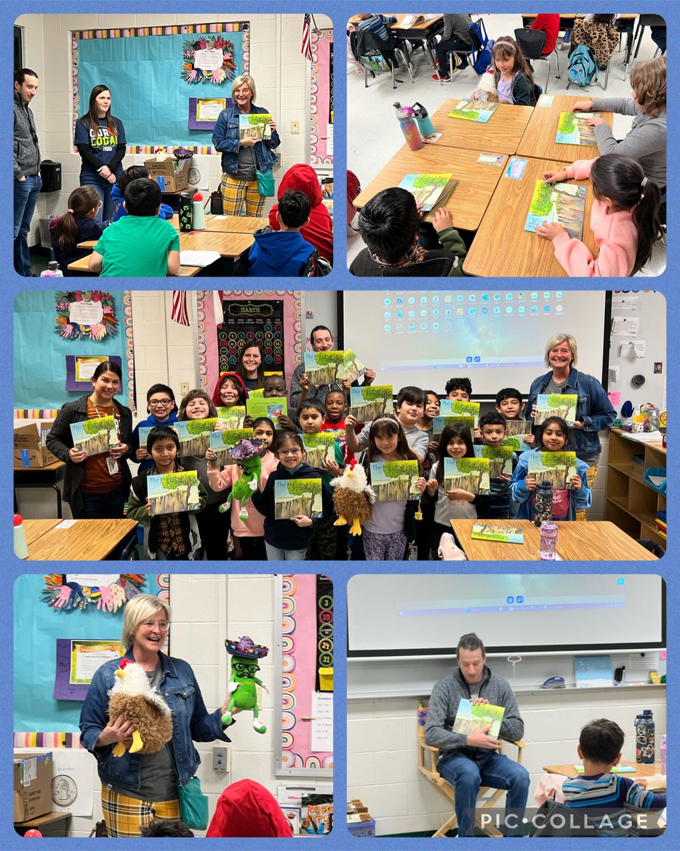 Thank you so much to the group at @ChickenNPickle for coming & helping us kick off our Read Across America Week that starts on Monday. What a great story about being resilient. @MayPrincipal @JenMGonzalez3 @NISDMay #ReadingLove